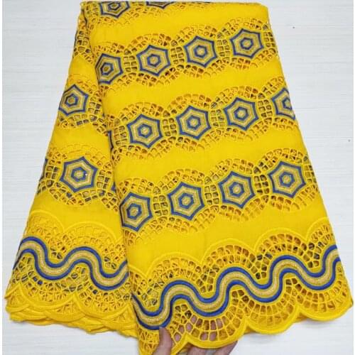 Swiss Voile Lace Ln Switzerland African Lace Fabric Wedding 5Yards Swiss Lace Fabric For Dress 100% Cotton Fabric