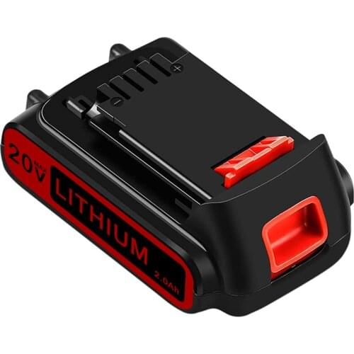 LBXR20 2.0Ah Lithium Battery Replacement Compatible with Black&Decker 20V MAX LB20 LBX20 LST220 LB2X4020 Rechargeable Batteries