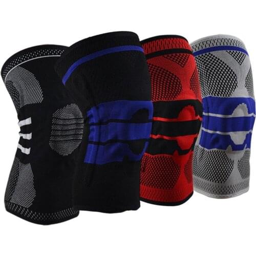 Sports Knee Support Silicone Pad Knee Brace Protection for Athletes Stability Patella High Elasticity Increase Endurance