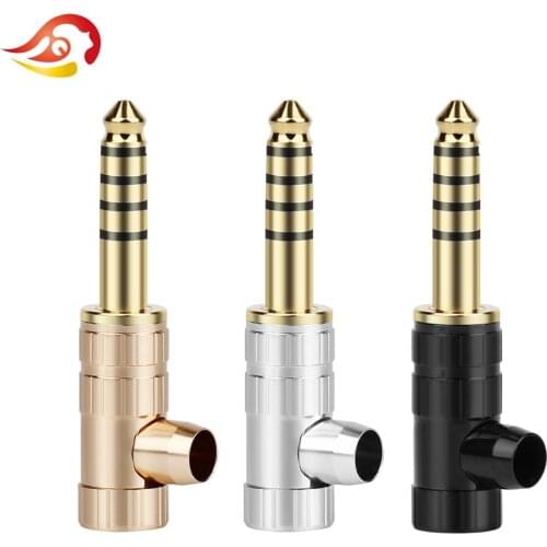 QYFANG 4.4mm Stereo 5 Poles Audio Jack Earphone Male Plug Pin Adapter For NW-WM1Z/A Player HiFi Headphone Solder Wire Connector
