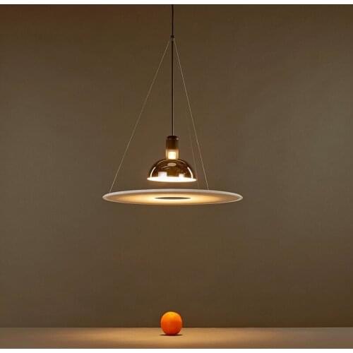 Vintage glass ball iron luminaire suspendu chandelier lighting modern led chandelier design lamp dining room