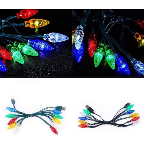 USB and Bulb Charger, Holiday LED Lights Charging Cable,Durable, Portable,Compatible(1pcs)