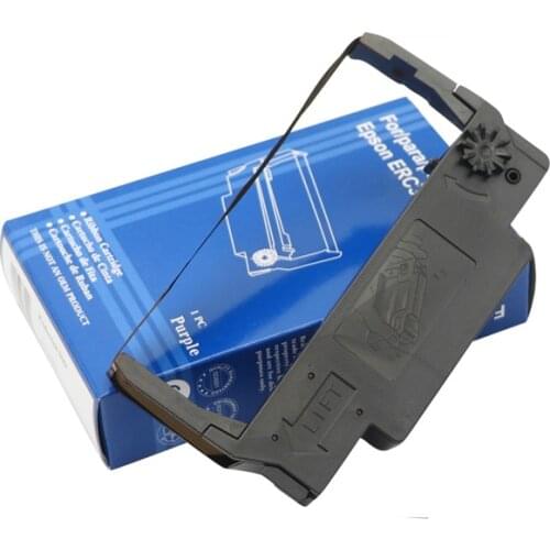 10Pieces Compatible Ink Print Ribbon for Epson ERC30 ERC34 ERC38 12.7mm*4m Black Purple Black/Red