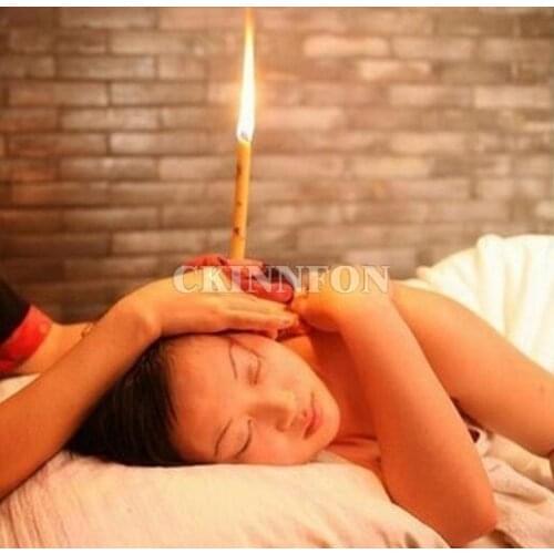 2000Pcs/Lot=1000pair Aromatherapy Ear Candle Health Care Beauty Product Trumpet Cone Ear Candle