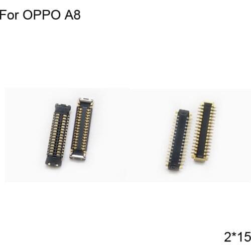 5pcs Dock Connector Micro USB Charging Port FPC connector For OPPO A8 Logic on motherboard mainboard For OPPO A 8