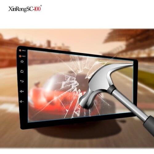 9" 10.1" Tempered Glass Protective Film Sticker for 9 10.1 inch Car Radio Multimedia Video Player Navigation GPS Android 8.1
