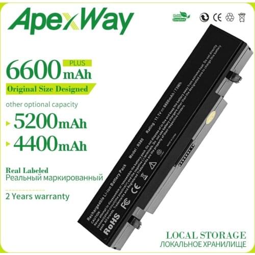 Apexway 11.1V RV520 Battery for Samsung AA-PB9NC6B AA-PB9NC5B AA-PB9NS6W NP300E5A RF511 R425 R519 R468 RV428 RC530 np355v5c
