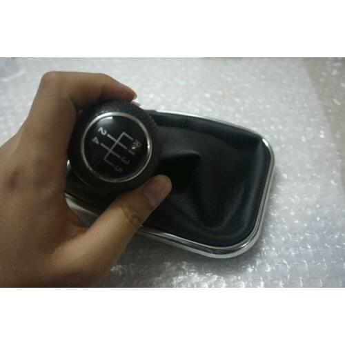 Free Shipping FAT Car Gear Shift Knob Black Cap 5 Speed 23mm with Chrome Frame for VW MK4/ GOlf 4/ BORA/ JETTA 4 GTI 1999-2005