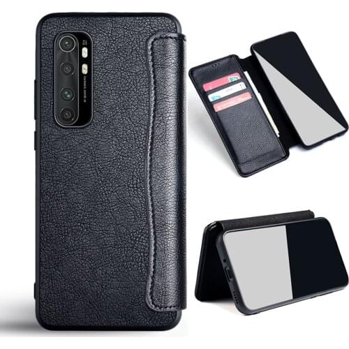 Case for Xiaomi Mi Note 10 lite pro Flip cover Leather with card slot no magnet for Xiaomi Mi Note 10 lite pro case coque funda