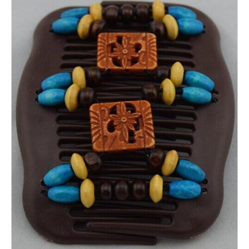 Blue black brown silver beads magic comb 12 pcs/lot classical comb easy updo special christmas comb