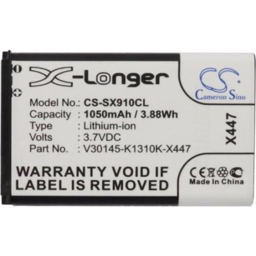 Cameron sino 1050mah battery for SIEMENS Gigaset SL910 SL910A SL910H V30145-K1310K-X447 V30145-K1310K-X447-0-HY