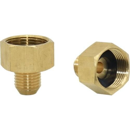 Brass Female M22 To 1/4" Male Thread Connector 1/4 Repair Copper Fittings High Pressure Cleaning Machine Hose Repair 1pcs