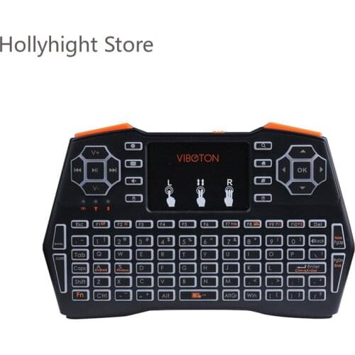 I8Plus Mini Keyboard with Multi-touch Screen Ipad Iphone Keyboard Bluetooth Wireless Keyboard Low Profile Mechanical Keyboard