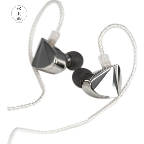 Moondrop KXXS Diamond-Like-Carbon Diaphragm Dynamic In-ear Hifi Music Monitor Studio DJ MP3 Earphone with Detachable Cable