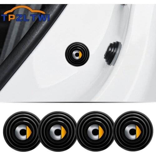 Car Door Shock Stickers Absorber Soundproof Buffer Pier Decoration For Mercedes Smart Fortwo Forfour 451 453 450 452 454 Styling