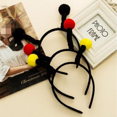 10 Pieces Ant Ladybird Bee Tentacle Hair Bands Animal Ears Headband Hair Hoop for Birthday Party for Kids Women Christmas
