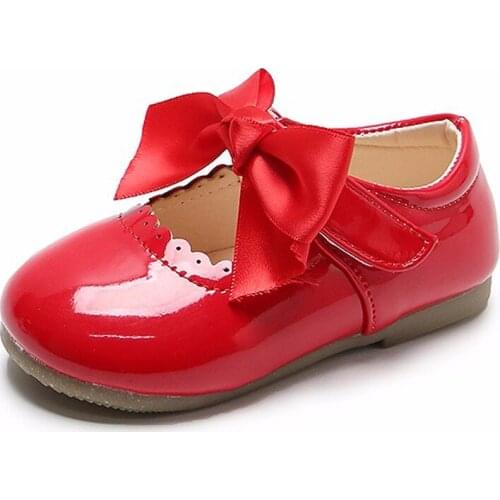 Baby Girls Shoes Patent Leather Princes ShoesParty Shoes For Kids Dress Shoe 2021 Autumn Spring Child Baby