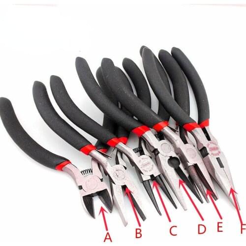 Jewelry Pliers Tool Equipment 12.9cm Long Fashion Needle Nose Pliers For Diy Accessory Jewelry Tools Making (with teeth)