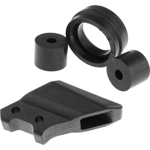 Chain Roller and Guide Complete Kit Set with Lower Rear Chain Support for Yamaha Warrior YFM350 350X 87-04 All Years Black