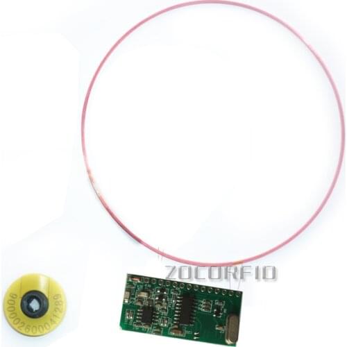 ISO11784/85 FDX/HDX 125-134.2KHZ Long distance RFID Animal Tag Reader Module TTL Interface