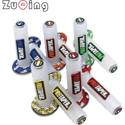 15 ColorsTransparent Handle Grip Protaper Motorcycle Protaper Dirt Pit Bike Motocross 7/8" Rubber Gel Hand Grips Brake Hands