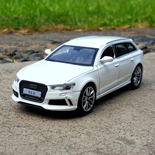 High Simulation Exquisite Diecasts & Toy Vehicles: Double Horses Car Styling Wagon Sport RS6 1:32 Alloy Car Model Sounds & Light