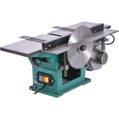 220V 3800r/min Multifunctional Woodworking Saws Desktop Electric 120A Wood Planer Planing Machine With Backing and 1.3KW Motor