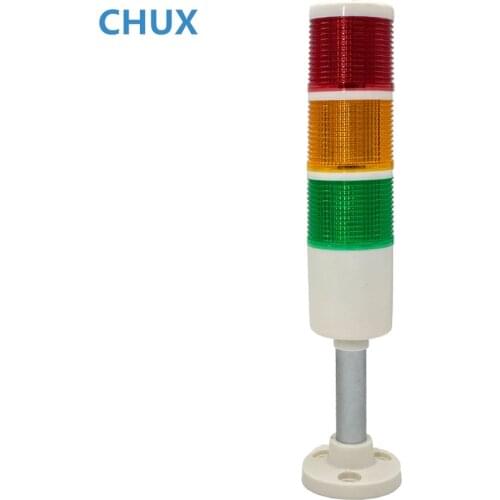 Three Layer LED Flashing Light Sound Signal Warning Lamp Security Alarm Machine Tool Signal indicator LTA-505 12V 24V 110V 220V