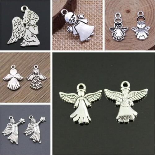 Malzahar Angel Charms diy jewelry bracelet charms for jewelry making kit accessories