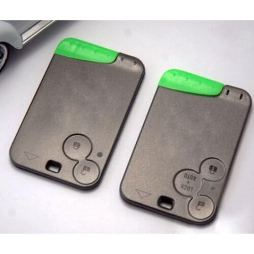 Smart Remote Key Shell for Renault Laguna 2 3 Buttons Card Car Key Blanks with Insert key blade