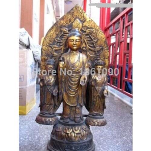 Xd 00699 31 "Tibet Buddhism Tempel Old Bronze Gild Northern Wei Sakyamuni Buddha Statue