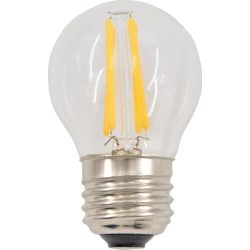 10pcs G45 Clear 4W E26 2700K LED light bulbs Clear Retro LED Filament bulb Edison lamp Ampoule G45 Bulb E26 4W 110V