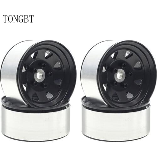 4PCS RC Crawler 1:10 Alloy Wheel Rim 1.9 Inch BEADLOCK for 1/10 TRX-4 Axial SCX10 TAMIYA CC01 D90 D110 KK8