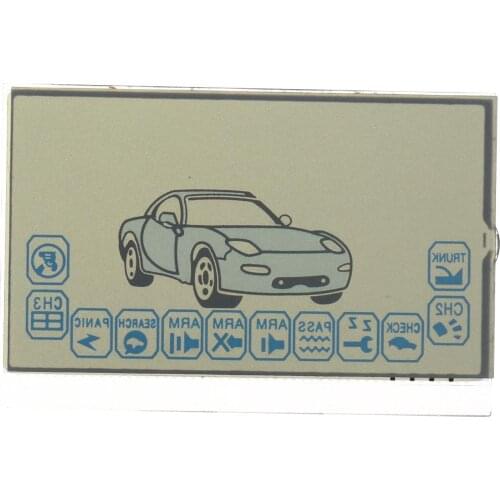 A6 LCD Display Screen for Two way Car Alarm System Starline A6 lcd Remote Control Key Fob Keychain