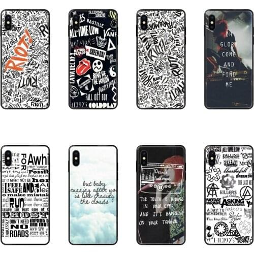 Paramore Lyrics Quotes Mens Black Soft TPU Cell Phone Cover Case For Xiaomi Redmi Note 4 5 5A 6 7 8 8T 9 9S Pro Max