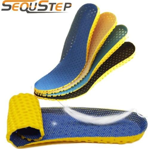 2 pairs Men Women breathable insole for shoes cushion insoles for feet deodorant anti slip insert for running shoes pad