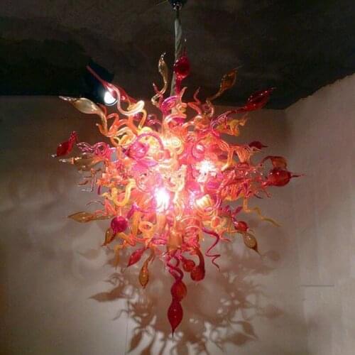 Hot Sale Chandeliers Hand Blown Murano Glass Chandelier LED Kitchen Fixture Indoor Lighting for Living Room