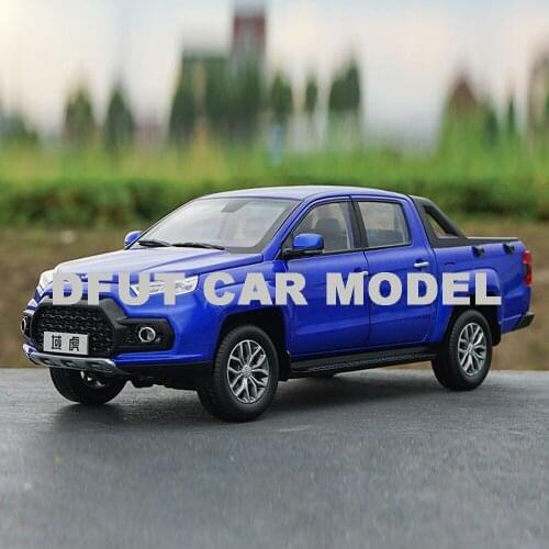 1:18 Alloy Toy Vehicles JMC YU HU Pickup Car Model Of Childrens Toy Cars Original Authorized Authentic Kids Toys