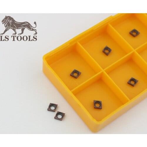LS TOOLS Hold Lathe Internal Turning Tools Carbide Inserts Small part CCGT030101LF CCGT030102L-F Turning Inserts Blade for Metal