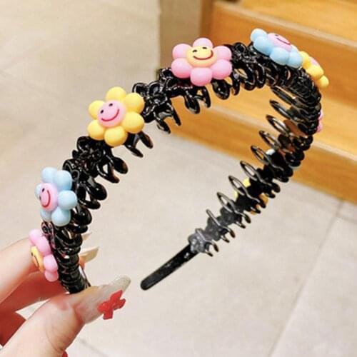 Fashion Girl Princess Hairstyle Hairpin Cartoon Headbands With Clips Twist Plait Hair Tools Super Cute Lady Barrette Stick