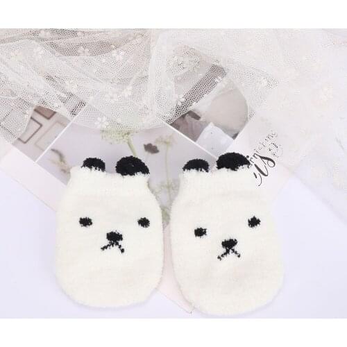 Non-slip Baby Socks Winter Coral Fleece Socks Warm Toddler Boy Girls Floor Socks Infant Clothing Accessories Thicken