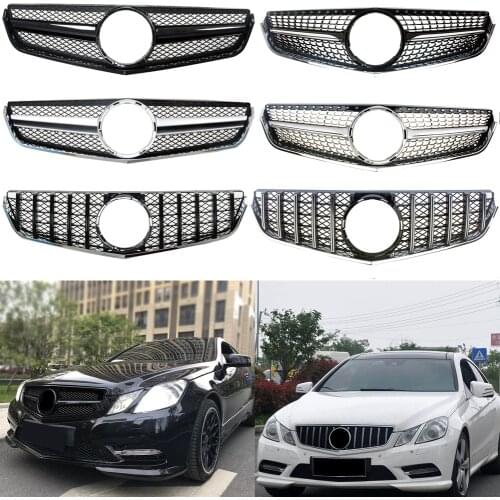 Car Front Racing Billet Bumper Grille Upper Facelift Grill For Mercedes Benz W207 E-Coupe 2009-2013