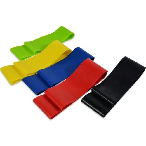 XC 6 Levels Resistance Bands Rubber Bands 3-50LBS Latex Yoga Gym Train Athletic Exercise Loop Bands Fitness Workout Equipment