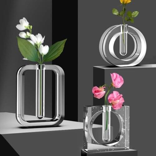 Perfume Bottle Silicone Mold DIY Crystal Glue Mold Modern Minimalist Vase Branch Hydroponic Flower Silicone Mold