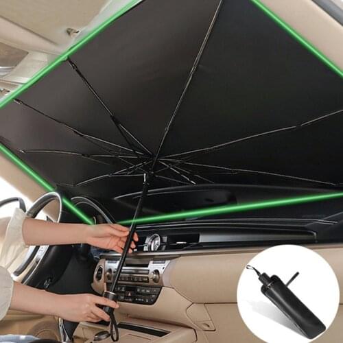 Car Front Window Sunshade Covers Auto Sun Shade Protector Parasol Windshield Sun Protector Car Interior Protection Accessories