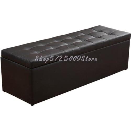 Clothing Store Shoe Changing Stool Shoe Cabinet Household Bed End Storage Sofa Stool Rectangular Rest Shoe Store Long Storage St