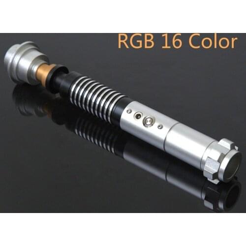 Anakin Skywalker Luke Lightsaber Without Control Box Force Fx Lightsaber Replica Heavy Dueling Metal Handle Sword Rechargeable