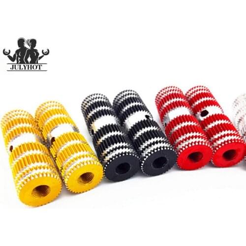 2 Pcs BMX Footrest Cylinder Bike Accessories Aluminum Nonslip Lever MTB Bike Bicycle Pedal Front Rear Axle Foot Pegs