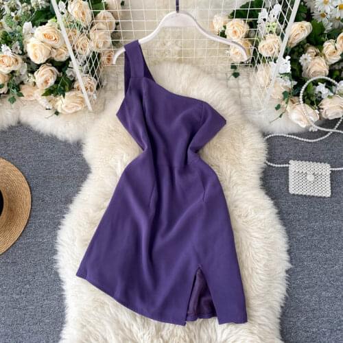 ZQLZ Solid Summer Dresses