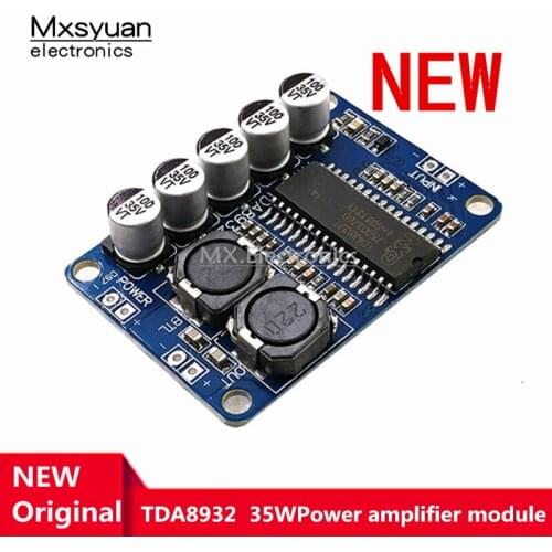 1~10pcs/LOT 35W mono channel power amplifier module high power and low power consumption TDA8932